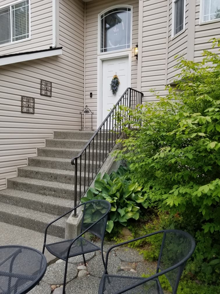 Actual private entrance guests use at StayInCDA